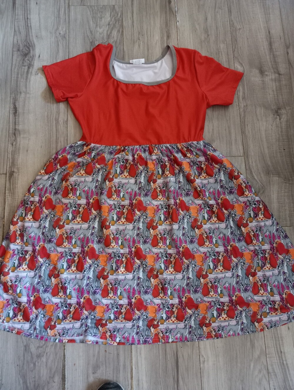 Lady and the Tramp Ladies Dress L
